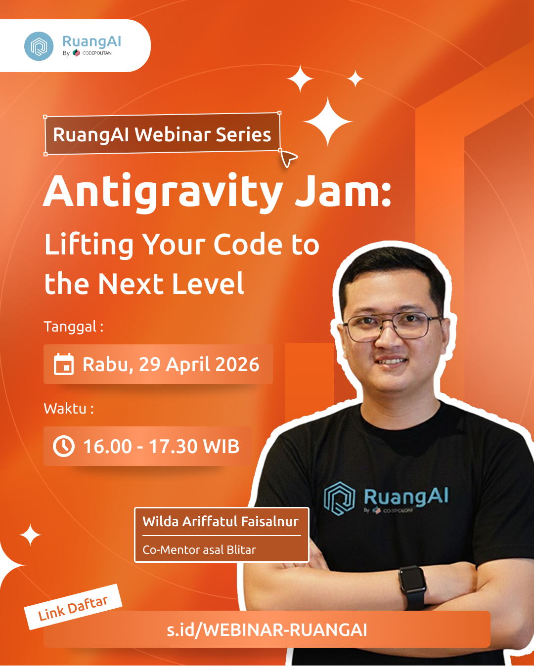 Thumbnail untuk Antigravity Jam: Lifting Your Code to the Next Level