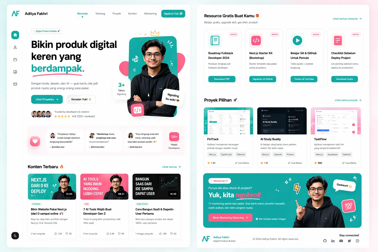 Gen Z Personal Brand Portfolio