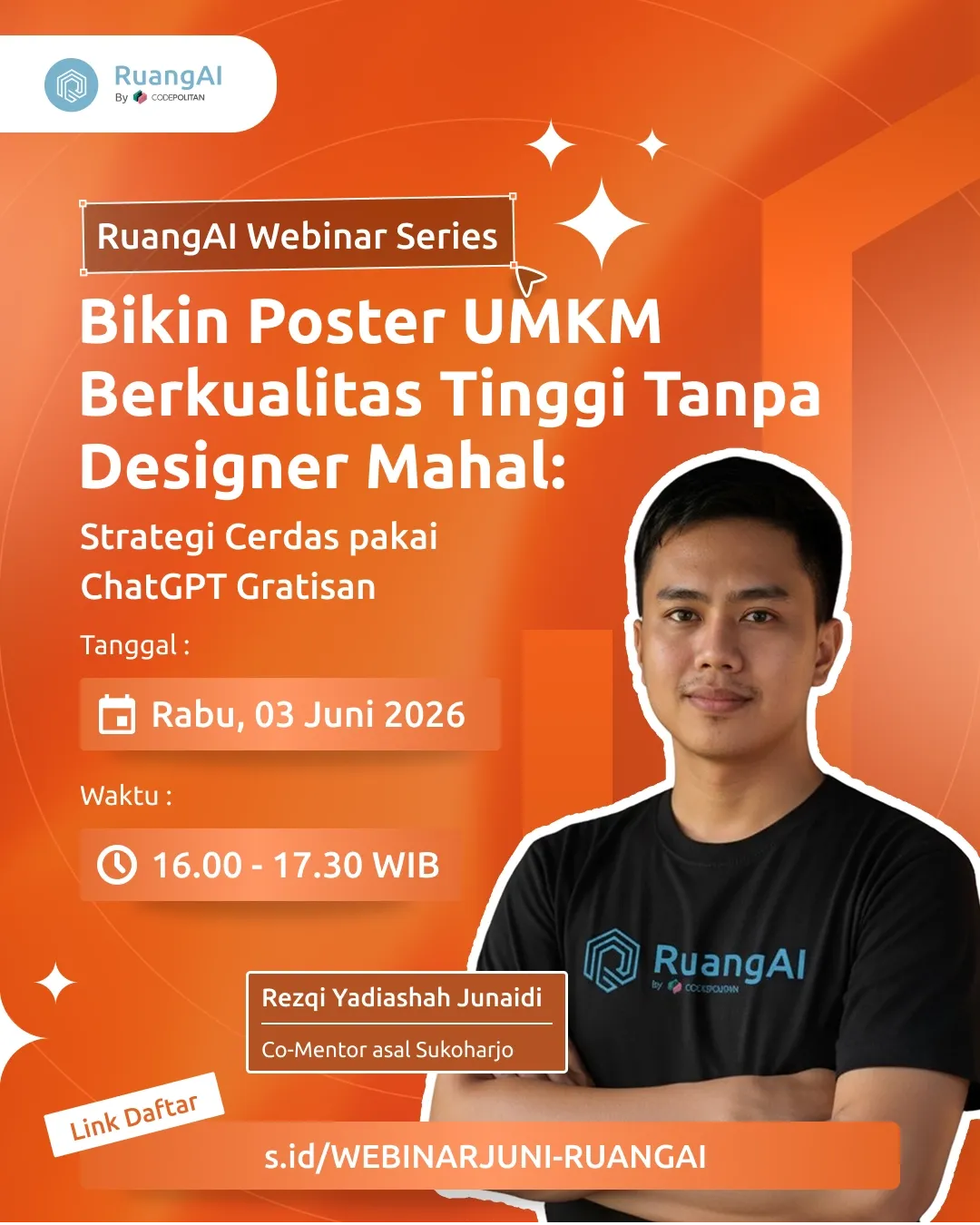 Thumbnail untuk Bikin Poster UMKM Berkualitas Tinggi Tanpa Designer Mahal: Strategi Cerdas pakai ChatGPT Gratisan