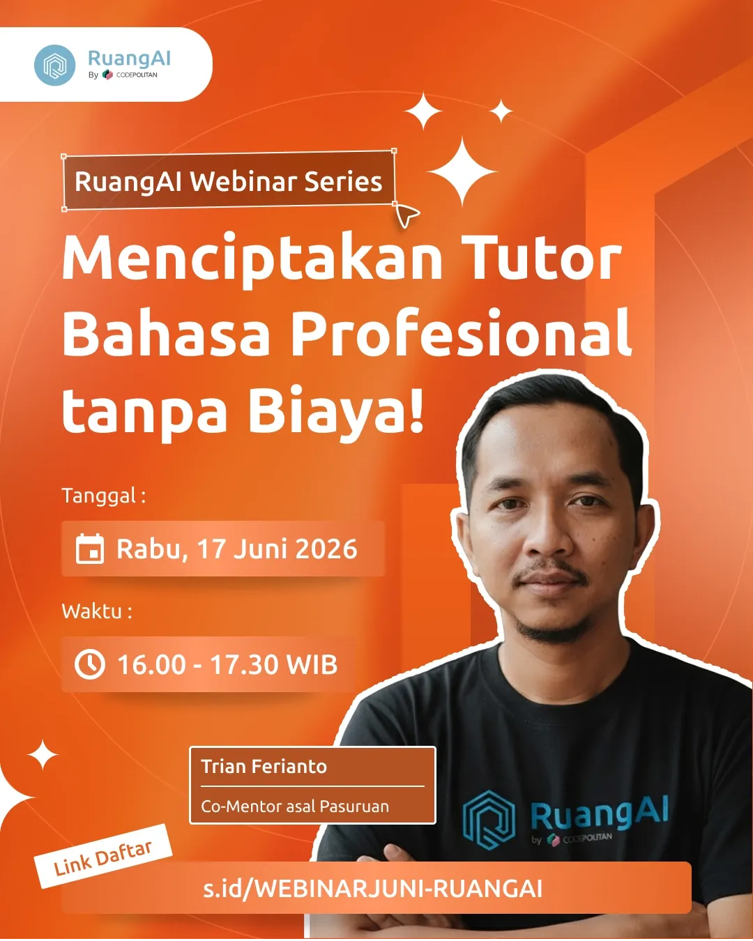 Thumbnail untuk Menciptakan Tutor Bahasa Profesional tanpa Biaya!