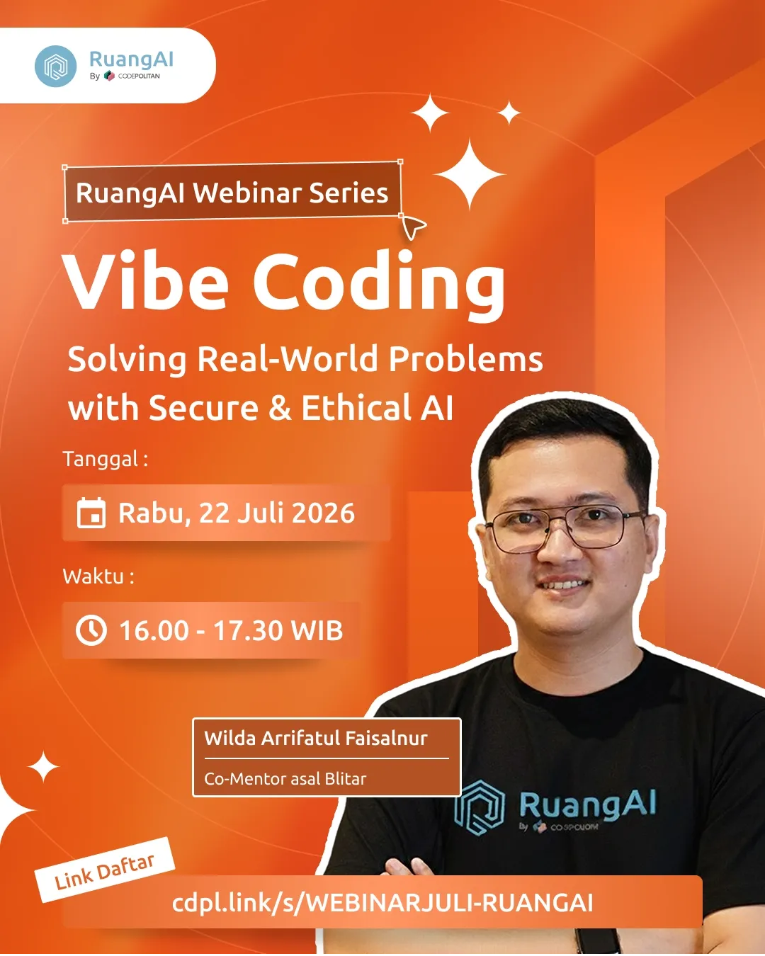Thumbnail untuk Vibe Coding: Solving Real-World Problems with Secure & Ethical AI